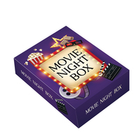 Jeux de cartes uniques pour soirée cinéma avec impression personnalisée, idées de cartes à gratter pour rendez-vous romantiques, cadeau romantique pour les couples