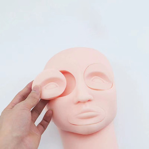 Cabeza de Práctica 4D para Tatuajes Faciales, Modelo de Entrenamiento para Delineado de Ojos y Labios, Accesorios para Maquillaje Permanente - Product Image 6