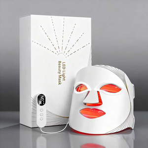 <span class=keywords><strong>Masque</strong></span> facial en silicone LED infrarouge rouge le plus vendu 2026 pour photothérapie, portable pour usage domestique - Product Image 1