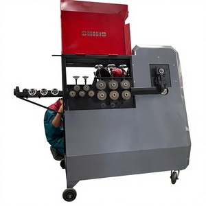Dobladora de barras de refuerzo CNC automática de 6-12mm, barra de construcción de acero inoxidable, máquina dobladora de estribo, Motor esencial, núcleo de motor - Product Image 1