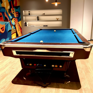 Billard Snooker Moderne 9 pieds en Cuir avec Rails en Bois Massif et Coussins en Ardoise, Vente Chaude d'Usine, Accessoires de Billard Gratuits pour le Vietnam - Product Image 1