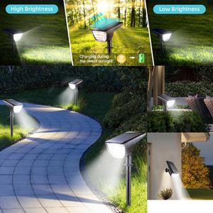 Lámpara Solar de Pared con Sensor de Movimiento para Jardín, Patio y Camino, IP65 Impermeable, 3 Modos, Luz LED Solar para Exteriores - Product Image 6