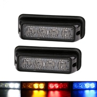 Strobe Notfall warnleuchte 12V 24V 4-LED BAR 16 Modi Auto LKW blinkt DRL Tagfahrlicht Auto Styling
