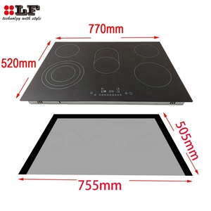 Estufa de Gas con Cubierta de Cerámica Templada Personalizada, 5 Quemadores, Integrada, para Cocina, 4mm/6mm - Product Image 6