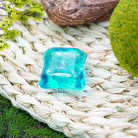Dosettes de détergent à lessive en vrac 15g personnalisées Dosettes de gel colorées jetables pour vêtements fabriqués par OEM