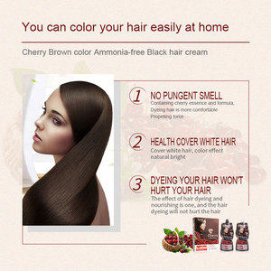 MOKUER-Crema <span class=keywords><strong>de</strong></span> color para el <span class=keywords><strong>cabello</strong></span> <span class=keywords><strong>de</strong></span> frutas <span class=keywords><strong>de</strong></span> cereza, producto semipermanente para salón profesional, 500ml x 2 - Product Image 2