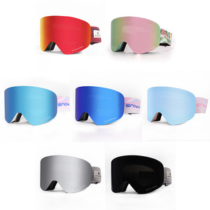 HUBO 197B <span class=keywords><strong>Lunettes</strong></span> de ski de haute qualité à double couche anti-buée, verres en PC UV400, <span class=keywords><strong>lunettes</strong></span> de snowboard personnalisées pour l'hiver, monture blanche/noire - Product Image 5
