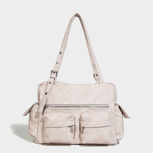 Bellmont Retro Multi-pocket Motorcycle Bag Style Simple Fashion Large Capacity Shoulder Underarm HandBag Designer Brand Bag - Product Image 6