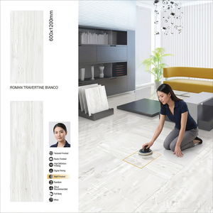 Raynold Gris Design 600x1200mm Polished Glazed Porcelain Tiles 24x48 Glossy Vitrified Ceramic Floor Outdoor Hall Bathroom 20mm - Product Image 3