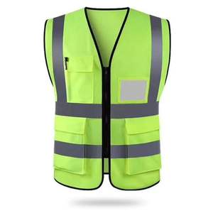 Gilet di Sicurezza Riflettente ad Alta Visibilità Giacca <span class=keywords><strong>da</strong></span> <span class=keywords><strong>Lavoro</strong></span> con Logo Personalizzato Uniforme per Industria Sicurezza ed Edilizia - Product Image 1