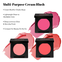 Crème blush pour les joues, blush haute pigmentation, palette de blush vegan, maquillage en gros sous marque privée