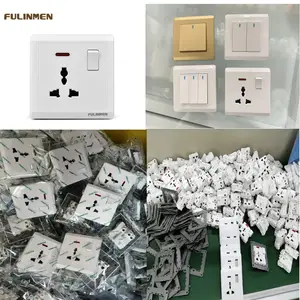 Hot Sell Stock Famous Brand FULINMEN Manufacture Hot Selling 16A 250V Universal 3 Pin Electrical Switches And Sockets Electrical