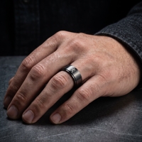 Bague en carbure de tungstène Lion de Juda pour homme, bijoux juifs, cadeau de Hanouka pour un ami juif