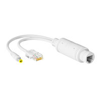 Répartiteur PoE Extérieur Étanche 1 Entrée 1 Sortie Normes IEEE802.3AF/AT, Connecteur Réseau 48V vers 12V RJ45 pour Système de Caméra CCTV