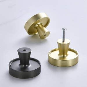 Luxury-Grade Aluminum Cabinetry Drawer <b>Handles</b> Modern Multi-Color <b>Pull</b> Knobs for Bedroom Bathroom Hotel Wardrobe <b>Doors</b> Closet - Product Image 1