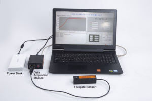 Hoogwaardige triaxiale fluxgate-<span class=keywords><strong>magnetometer</strong></span> voor geofysica en onderzoek naar het geofysische geomagnetische veld - Product Image 3