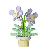 NOUVEAU Nano Blocks Rose Tournesol Plante Fleur Mini Briques Blocs de Construction Cartoon Jouets Enfants CLC7219-7230