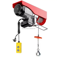 Treuil électrique 220v Mini palan à câble métallique 380v 500kg Petit mini câble métallique électrique 12v 220v