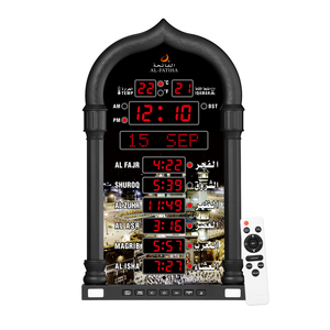 4008PRO Azan LED Digital <b>Table</b> Wireless Prayer Timepiece, with Mosque Muslim Wall Clock Calendar - Product Image 2