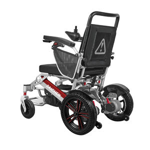 Инвалидная коляска с электроприводом 4x4 EA9000 из алюминиевого сплава с беспроводным пультом управления, съемным аккумулятором и мягким сиденьем - Product Image 3