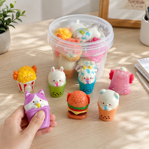 Nouveauté : Figurines Squishies en PU à remontée douce, jouets sensoriels à presser, décorations de bureau, cadeaux de fêtes pour enfants TOYSRUNNER - Product Image 1