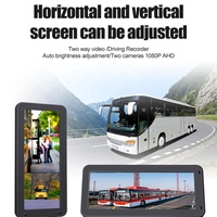 Moniteur de recul sans fil pour voiture, écran tactile IPS 12,3 pouces, système de caméra de recul HD 1080P pour camion, bus, remorque
