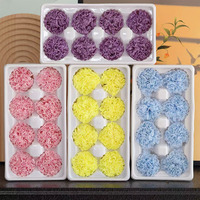 QY Eternal Natural Touch Carnation Gifts Florist Handmade Forever Bouquet Materials 4-5cm Kepala Bunga Anyelir Awet Buatan Tangan