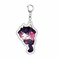 9 Warna Gantungan Kunci Akrilik Periferal Game Desain Karakter dan Digivice Koleksi Merchandise Anime