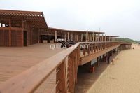 Maison préfabriquée de luxe en bois à vendre – Assemblage rapide et facile pour café, hôtel, complexe hôtelier Beidaihe en Chine