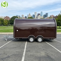 Remorque alimentaire mobile Goeasy, écologique et résistante à la rouille, pour la vente de bonbons, hot-dogs et glaces lors d'événements et pour usage commercial