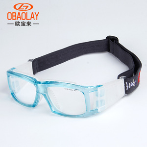 OBAOLAY Sports Goggles L001 Full Rim Polycarbonate Lens UV Protection Anti Slip For Basketball Football <b>Badminton</b> - Product Image 3