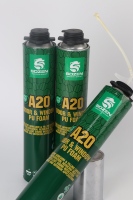 Mousse PU à faible pression et faible expansion pour l'isolation thermique et phonique SOZEN-A20, mousse PU pour portes et fenêtres