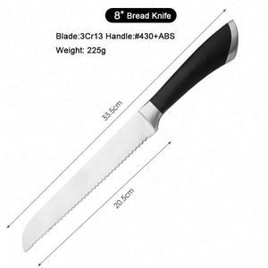 Double-Headed Stainless Steel Chef <b>Knife</b> Set Universal Meat & <b>Bread</b> Chopping Tool Factory Direct Multi Scenario Use - Product Image 6