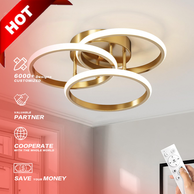 Romantic Minimalist Bedroom Living Room Ceiling Lamps Modern Fashion Circle Study Bedroom Dining Room Aluminum Led Ceiling Light