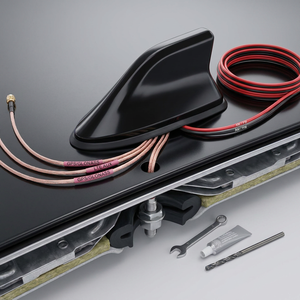 Arronna 5-in-1 Haifischflossen-Autoantenne GPS GLONASS 4G LTE 2x2 MIMO AM FM Fahrzeugdachantenne - Product Image 5