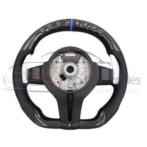 Volant en fibre de carbone à LED compatible avec F30 F35 F80 F20 F25 M2 M3 M4 avec garniture - Product Image 2