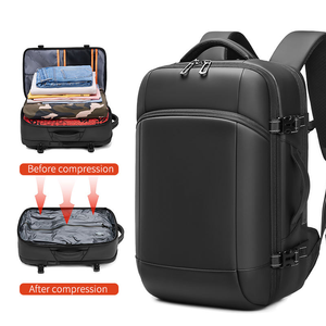 Sac à dos d'affaires grande capacité avec compression sous vide, nouveau style, pour ordinateur portable, en polyester, idéal pour les voyages - Product Image 2