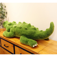 Offre Spéciale : Peluches Crocodile Mignon Dessin Animé Allongé – Fournisseur Direct de Poupées en Peluche Douces pour Cadeaux d'Anniversaire et Machines à Pinces
