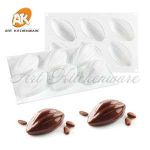 AK Khuôn làm bánh mousse silicon <span class=keywords><strong>3D</strong></span> ca cao khuôn làm bánh kem sô cô la trái cây mô phỏng khuôn làm bánh trang trí bánh ngọt làm bánh - Product Image 6
