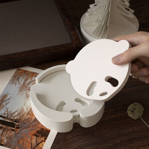 Nuovo stile di stampo per sottobicchieri in resina epossidica piccolo orso in Silicone portautensili portabicchieri - Product Image 5