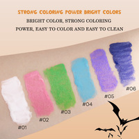 Fard à paupières liquide pour Halloween, coloré, longue tenue, anti-bavures, imperméable, scintillant, maquillage pour les yeux