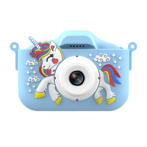 Cámara digital para niños 4000W divertido lindo unicornio Pantalla de 2 pulgadas Cámara dual delantera y trasera juegos incorporados 32GB regalo de cumpleaños para niños - Product Image 1