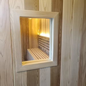 Sauna traditionnel en cèdre rouge à <span class=keywords><strong>prix</strong></span> réduit, en stock entrepôt Amérique, pour 3-4 personnes, 2000*2000*2000MM - Product Image 5