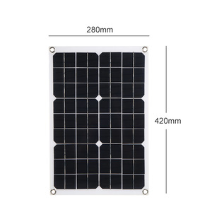 ALECTER APH-P50 20W 24V Bendable Semi-Flexible Monocrystalline Silicon 21.5% Efficiency 12V Batteries for Car - Product Image 2