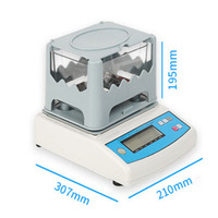 Medidor de densidad Digital del suelo, medidor de temperatura de cerveza, madera, sosa cáustica, polvo de plástico sólido, densidad y volumen sólido, 0.001-300g, 6kg