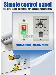 آلة تدوير البيتزا الكهربائية الأوتوماتيكية الكبيرة سعة 600 جرام مع مقسم العجين - Product Image 4