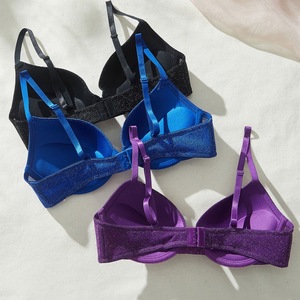 D3220 #   Sujetador Push-Up con Aros Personalizado de Fábrica, Cómodo, Transpirable, con Relleno Metalizado Suave, Ropa Interior para Mujer de Uso Diario - Product Image 2