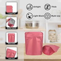 Sachet Doypack Bleu Mat Personnalisé Anti-humidité Qualité Alimentaire en Aluminium Composite pour Bonbons et Emballages Plastiques
