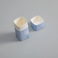 Personnaliser l'impression Rectangle Papier Matériel Push up Cosmétiques Paquets Papier Déodorant Tube Baume À Lèvres Bâton Conteneur