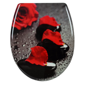 Couvercle de siège de toilette pour femme à fermeture douce, design moderne 2023, en matériau UF, nouvelle taille standard, garantie 3 ans - Product Image 4